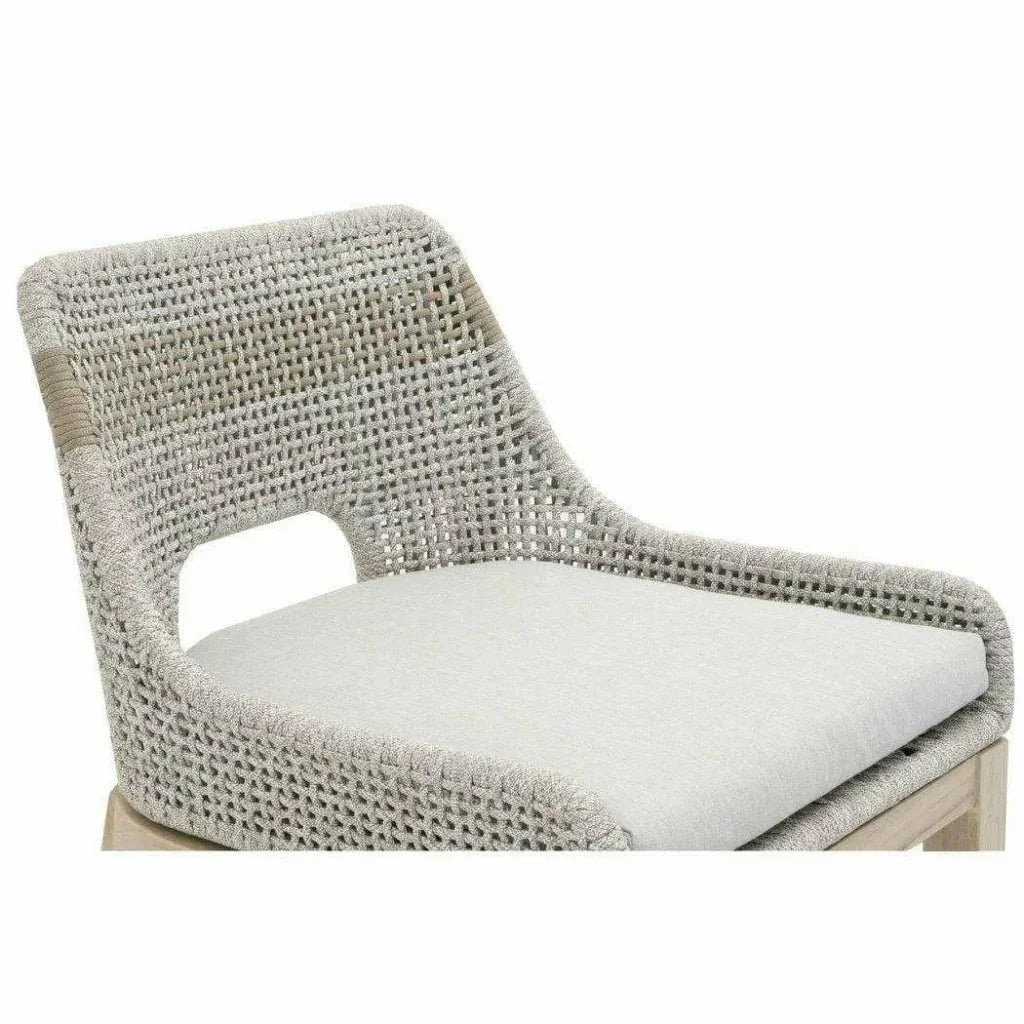 Tapestry Outdoor Counter Stool Rope &amp; Teak - LOOMLAN - Essentials For Living - Outdoor Counter Stools