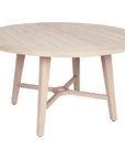 Teak Round Dining Table Outdoor Use Carmel Collection - LOOMLAN - Essentials For Living - Outdoor Dining Tables