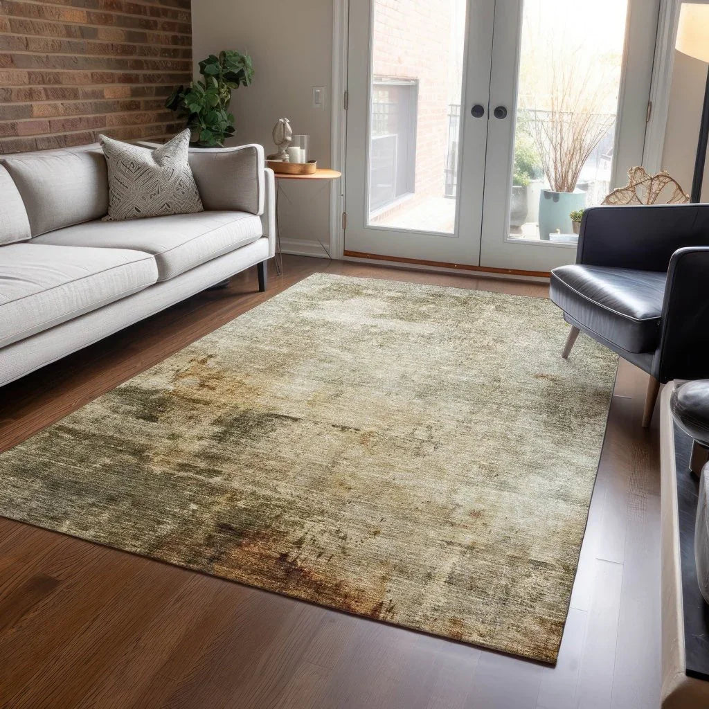 LOOMLAN Rugs Tekstura Ivory Washable Indoor-Outdoor Rug