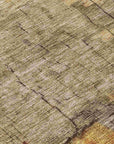 LOOMLAN Rugs Tektar Brown Washable Indoor-Outdoor Rug