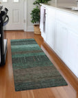 LOOMLAN Rugs Tembira Teal Washable Indoor-Outdoor Rug