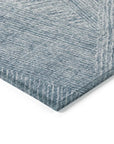 LOOMLAN Rugs Terra Blue Washable Indoor-Outdoor Rug