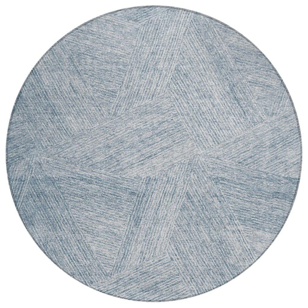LOOMLAN Rugs Terra Blue Washable Indoor-Outdoor Rug