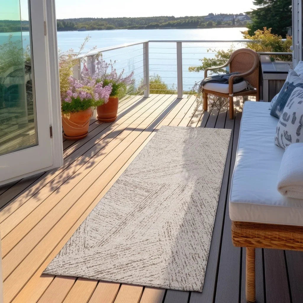 LOOMLAN Rugs Terra Brown Washable Indoor-Outdoor Rug