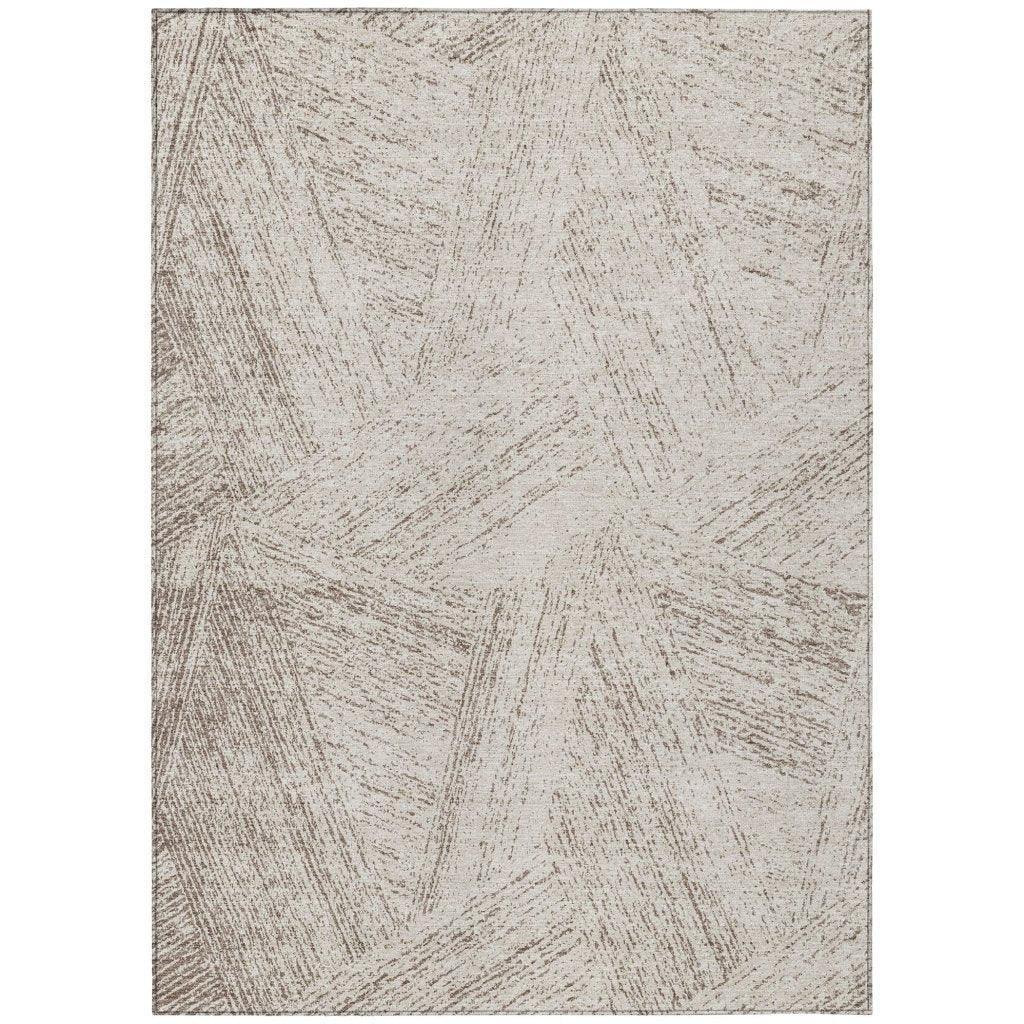LOOMLAN Rugs Terra Brown Washable Indoor-Outdoor Rug