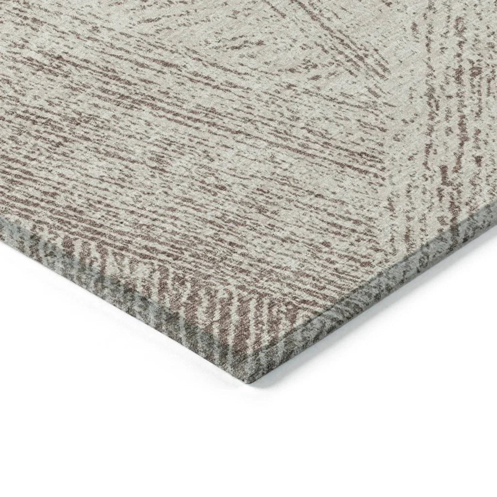 LOOMLAN Rugs Terra Brown Washable Indoor-Outdoor Rug