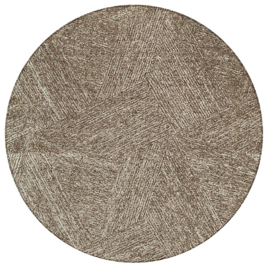 LOOMLAN Rugs Terra Chocolate Washable Indoor-Outdoor Rug