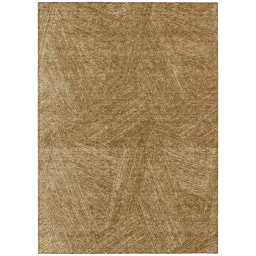 LOOMLAN Rugs Terra Gold Washable Indoor-Outdoor Rug