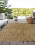 LOOMLAN Rugs Terra Gold Washable Indoor-Outdoor Rug