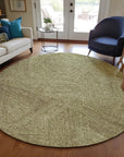 LOOMLAN Rugs Terra Green Washable Indoor-Outdoor Rug