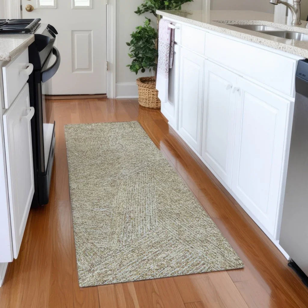 LOOMLAN Rugs Terra Ivory Washable Indoor-Outdoor Rug