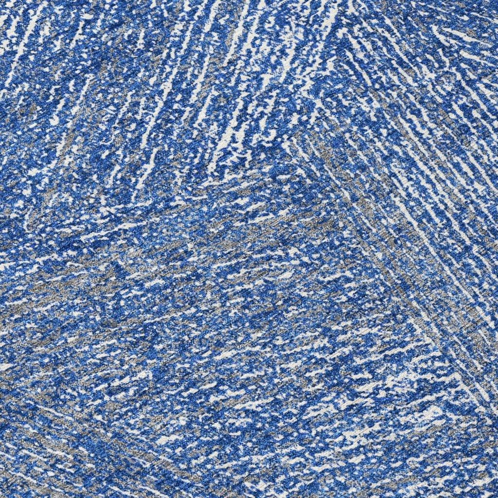 LOOMLAN Rugs Terra Navy Washable Indoor-Outdoor Rug