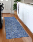 LOOMLAN Rugs Terra Navy Washable Indoor-Outdoor Rug