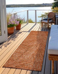 LOOMLAN Rugs Terra Orange Washable Indoor-Outdoor Rug