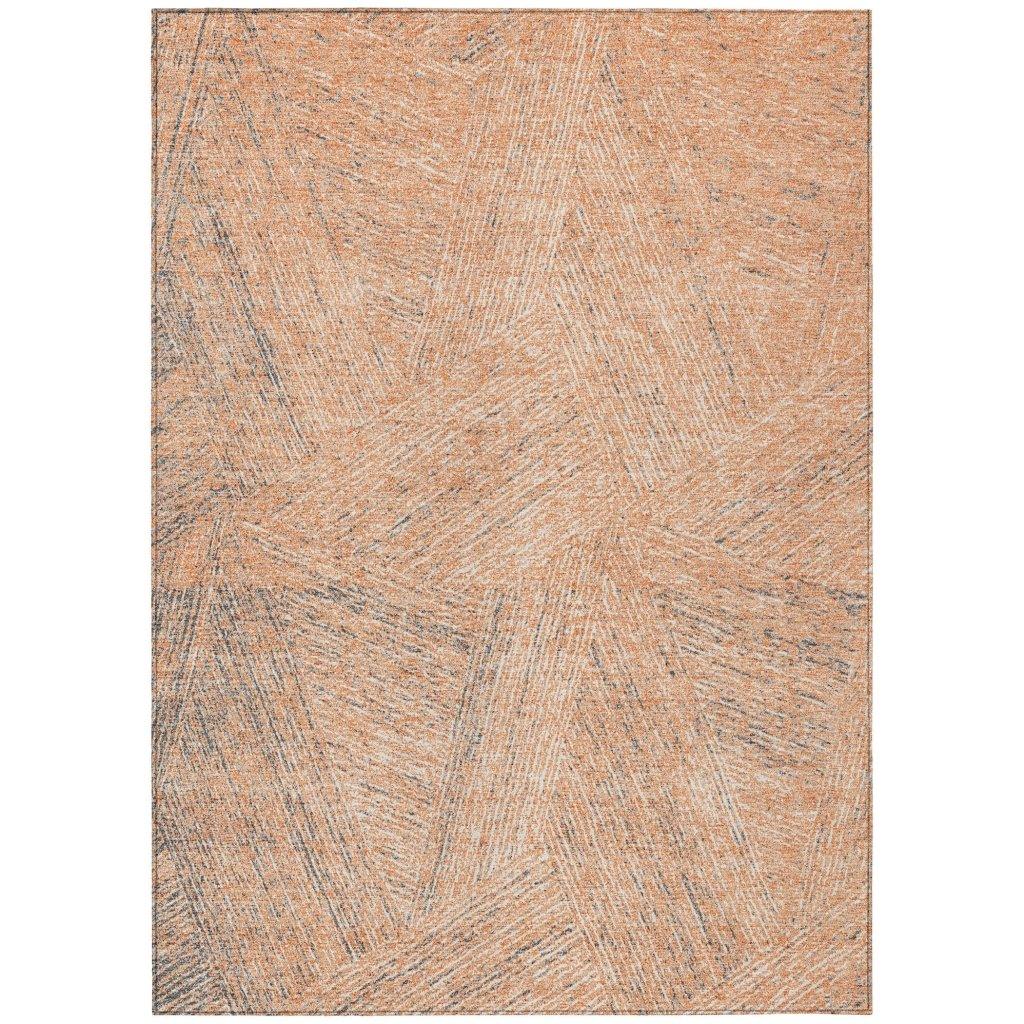 LOOMLAN Rugs Terra Peach Washable Indoor-Outdoor Rug