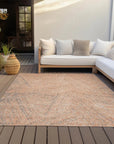 LOOMLAN Rugs Terra Peach Washable Indoor-Outdoor Rug