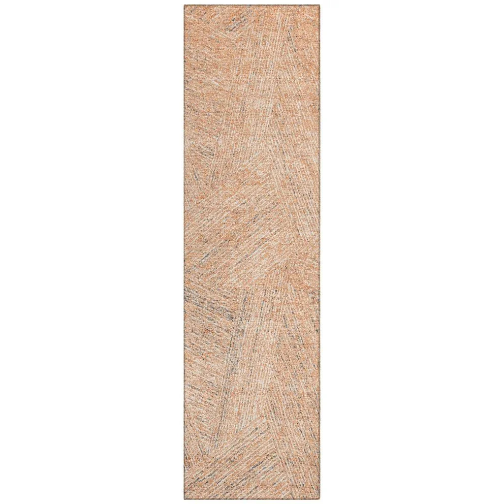 LOOMLAN Rugs Terra Peach Washable Indoor-Outdoor Rug