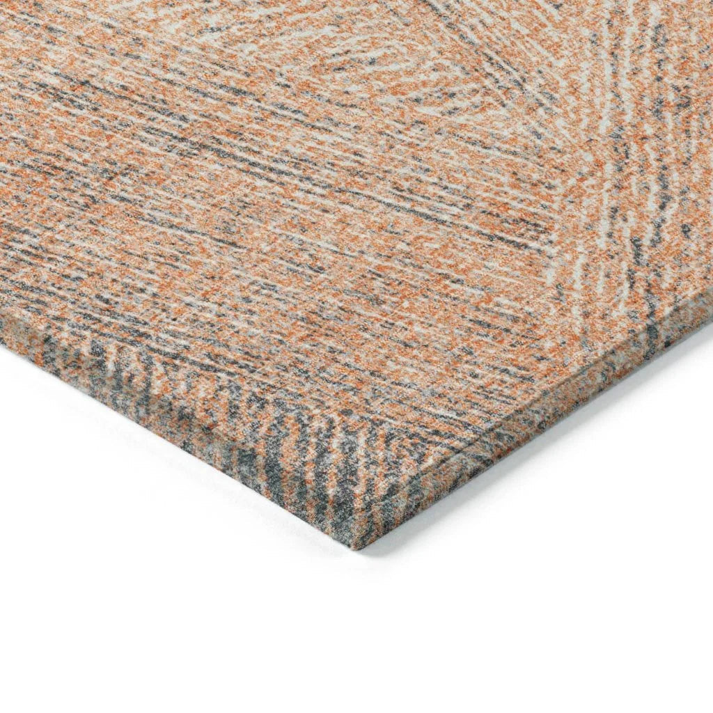 LOOMLAN Rugs Terra Peach Washable Indoor-Outdoor Rug