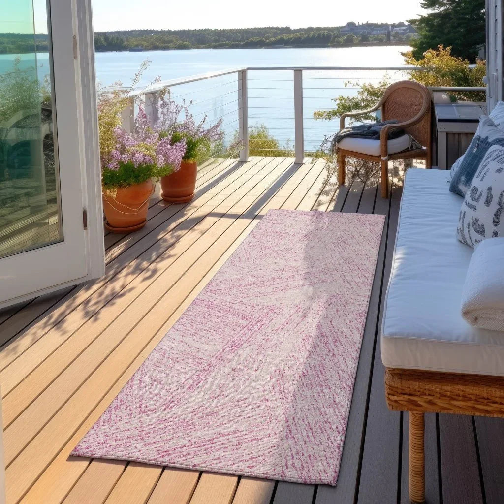 Terra Pink Washable Indoor - Outdoor Rug - LOOMLAN - LOOMLAN Rugs - Outdoor Rugs
