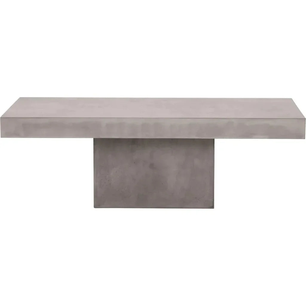 Seasonal Living Terrace Concrete Slate Gray Outdoor Coffee Table