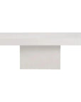 Terrace Concrete White Outdoor Coffee Table - LOOMLAN - Seasonal Living - Outdoor Coffee Tables