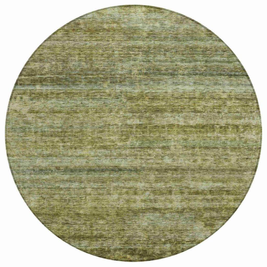 LOOMLAN Rugs Terrae Green Washable Indoor-Outdoor Rug