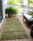 LOOMLAN Rugs Terrae Green Washable Indoor-Outdoor Rug
