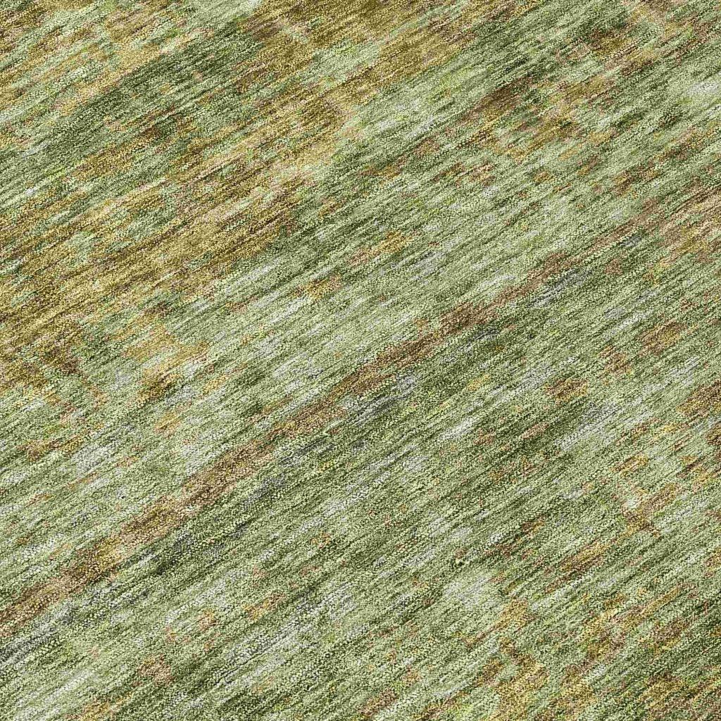 LOOMLAN Rugs Terrae Green Washable Indoor-Outdoor Rug