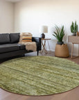 LOOMLAN Rugs Terrae Green Washable Indoor-Outdoor Rug