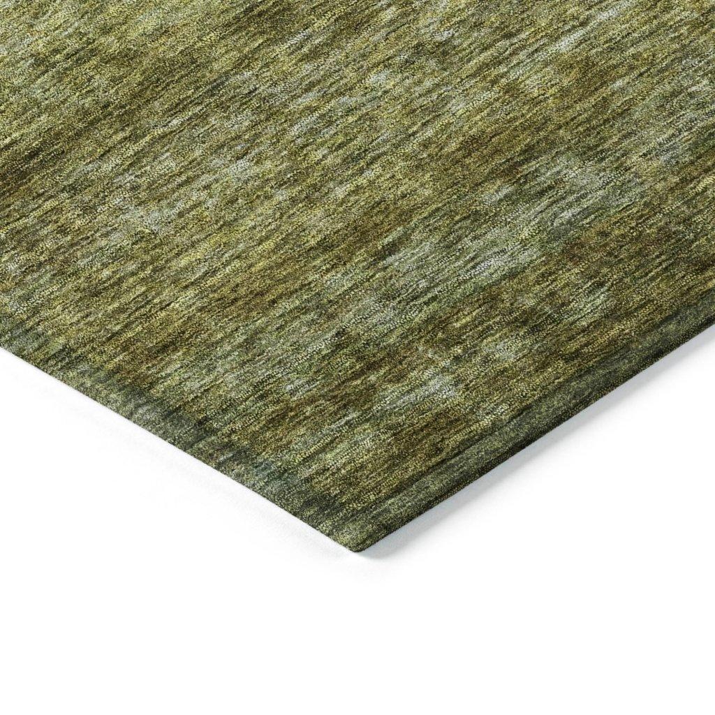 LOOMLAN Rugs Terrae Green Washable Indoor-Outdoor Rug