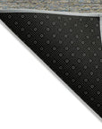 LOOMLAN Rugs Teya Gray Washable Indoor-Outdoor Rug