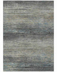 LOOMLAN Rugs Teya Gray Washable Indoor-Outdoor Rug