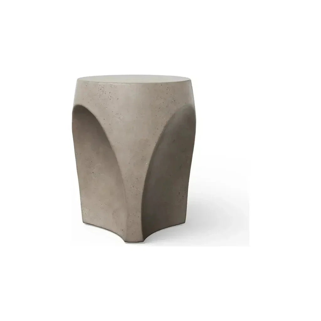 Thalia Concrete Made Outdoor Stool - LOOMLAN - Urbia - Garden Stools