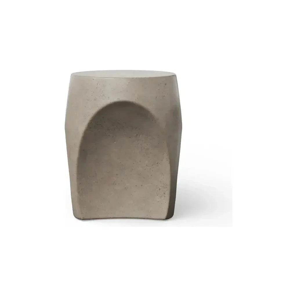 Thalia Concrete Made Outdoor Stool - LOOMLAN - Urbia - Garden Stools