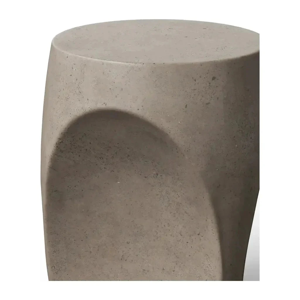 Thalia Concrete Made Outdoor Stool - LOOMLAN - Urbia - Garden Stools