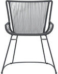 Seasonal Living The Dane Dining Arm Chair 2PC Dark Gray Patio Dining