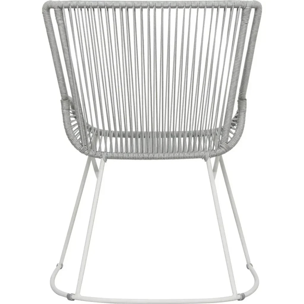 Seasonal Living The Dane Dining Arm Chair 2PC Grey Patio Dining Chairs