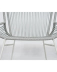 Seasonal Living The Dane Dining Arm Chair 2PC Grey Patio Dining Chairs
