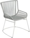 Seasonal Living The Dane Dining Arm Chair 2PC Grey Patio Dining Chairs