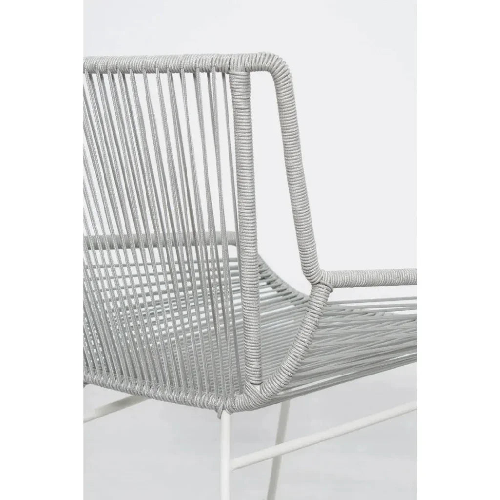 Seasonal Living The Dane Dining Arm Chair 2PC Grey Patio Dining Chairs