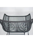 The Dane Dining Counter Stool 2PC Dark Gray Patio - LOOMLAN - Seasonal Living - Outdoor Dining Chairs
