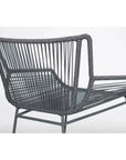 The Dane Dining Counter Stool 2PC Dark Gray Patio - LOOMLAN - Seasonal Living - Outdoor Dining Chairs