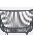 The Dane Dining Counter Stool 2PC Dark Gray Patio - LOOMLAN - Seasonal Living - Outdoor Dining Chairs