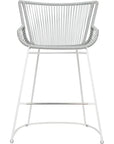 The Dane Dining Counter Stool 2PC Grey Patio Dining - LOOMLAN - Seasonal Living - Outdoor Dining Chairs