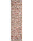 LOOMLAN Rugs Theodora Pink Washable Indoor-Outdoor Rug
