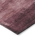 LOOMLAN Rugs Thornelle Pink Washable Indoor-Outdoor Rug
