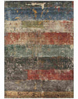 LOOMLAN Rugs Threadin Green Washable Indoor-Outdoor Rug