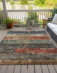 LOOMLAN Rugs Threadin Green Washable Indoor-Outdoor Rug