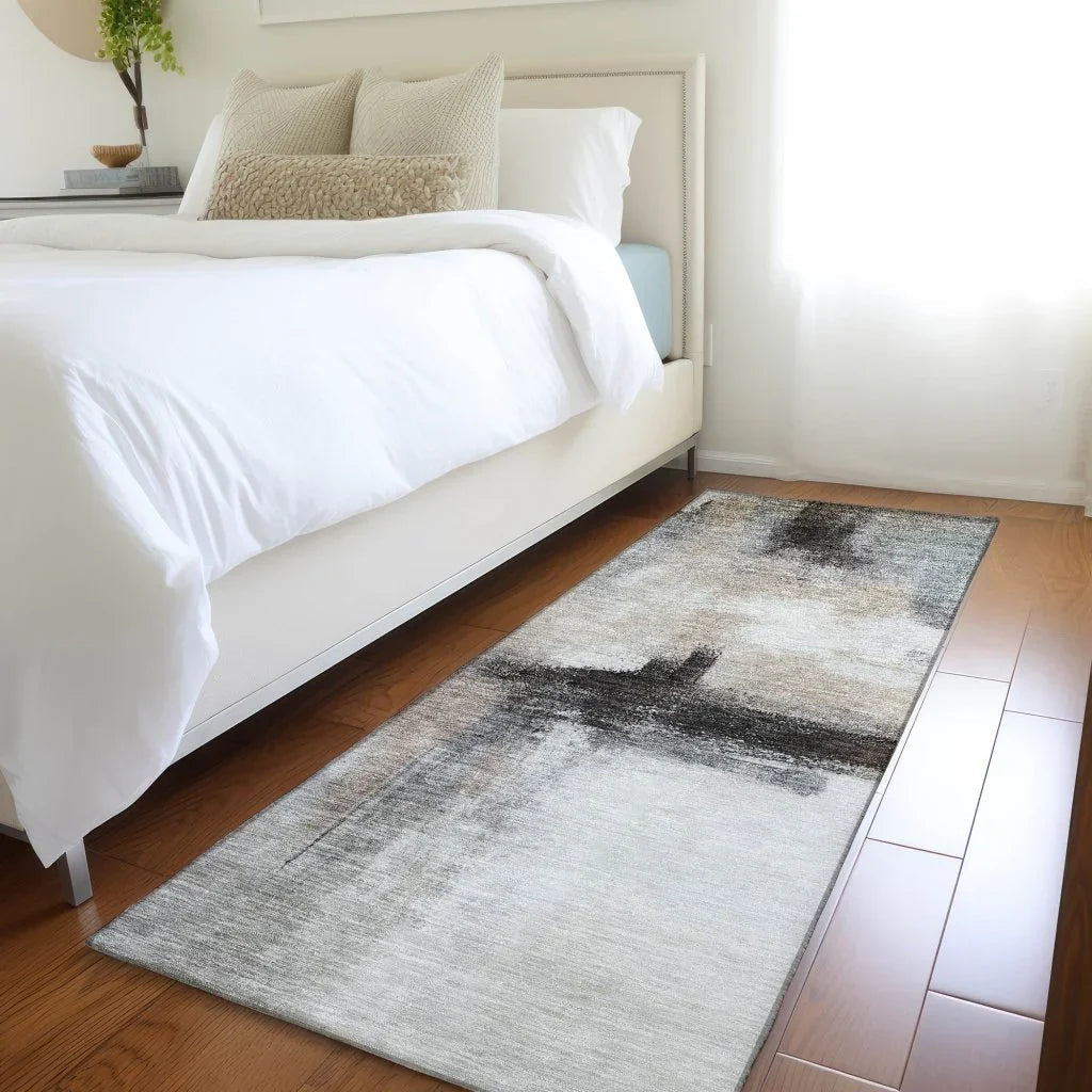 LOOMLAN Rugs Tint Brown Washable Indoor-Outdoor Rug