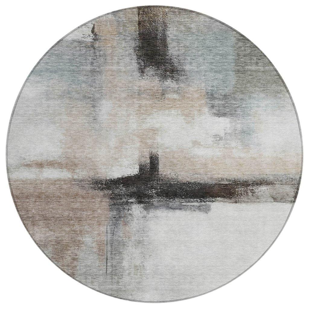 LOOMLAN Rugs Tint Brown Washable Indoor-Outdoor Rug